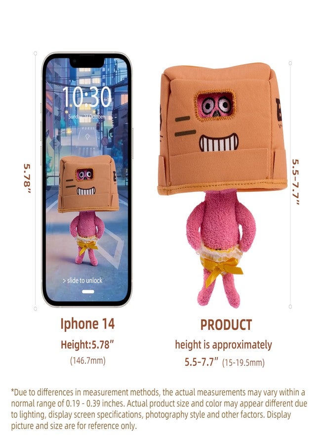 POP JOY Fluffy Sneaky Cat Series Plush Blind Box Mystery Cat Plush Collectible Toy with Cute Design Kawaii Face Plush Gift Stuffed Toy 3+ (One Random Box) - Image 2