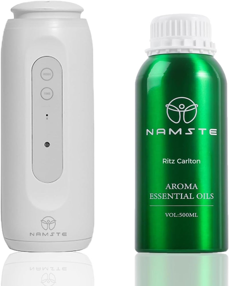NAMSTE Aroma Diffusers,Contains 500ml Ritz-Carlton Aroma Essential Oil, Plug In Scent Aromatic Devices with Bluetooth Connection Fragrance Diffuser for Home, Room, Office(100ml) - Image 1