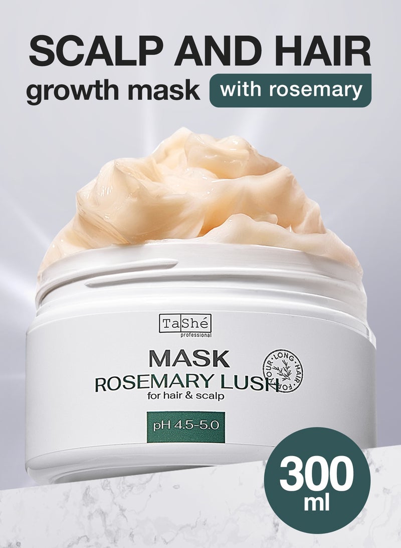 Tashe Rosemary & Niacin Hair & Scalp Care Mask for Healthy Growth & Repair, 300 ml  - Image 1