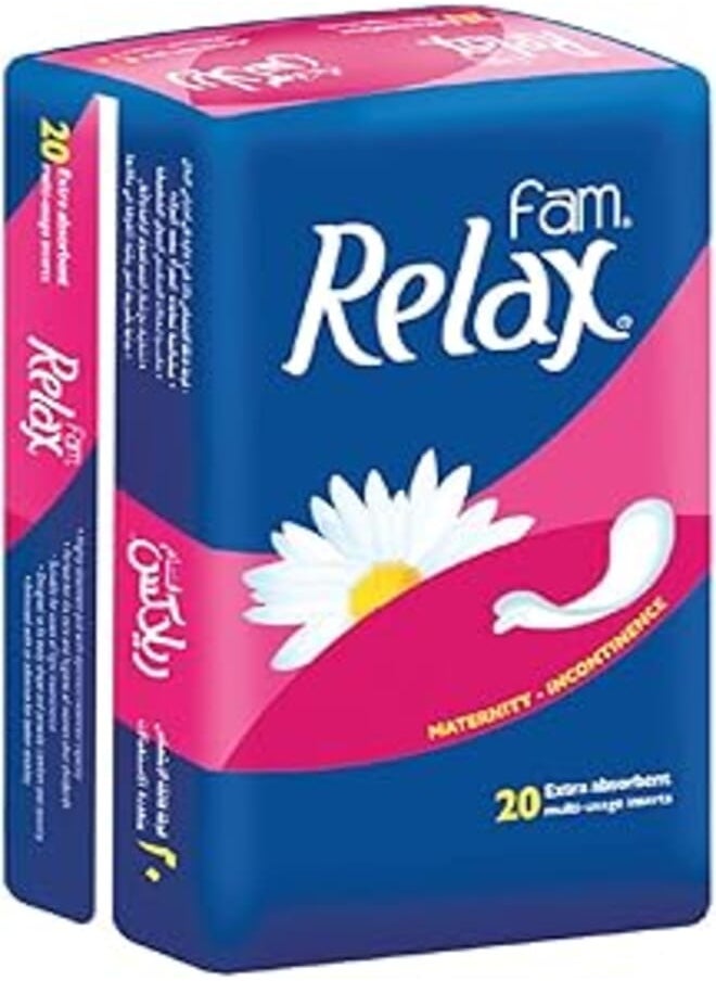 Fam Relax Maternity 20 Pads - pzsku/ZC7180161B7DB5365471BZ/45/_/1722278788/b657a076-bd95-4ee0-a0cb-872abd41ccd9