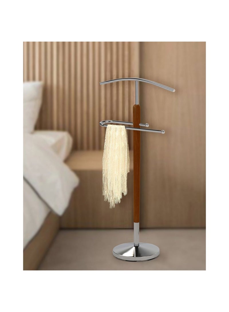 DANUBE HOME Clary Coat Hanger- Walnut - Image 1