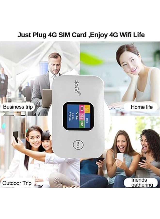 General - Portable 4G WiFi Router MiFi 150Mbps Car Mobile WiFi with SIM Card Slot Supports 10 Users for Mobile Phones, Laptops, Desktop Tablets - Image 1