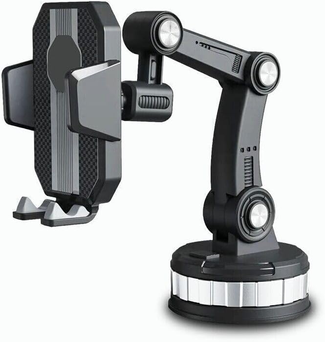 klarako New Robot Arm Large Truck Car Bracket, Robot Arm Phone Holder, Phone Mount for Car Center Console Stack Super Adsorption Phone Holder, Suction Cup Phone Holder for Car - Image 1