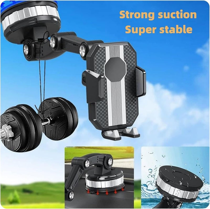 klarako New Robot Arm Large Truck Car Bracket, Robot Arm Phone Holder, Phone Mount for Car Center Console Stack Super Adsorption Phone Holder, Suction Cup Phone Holder for Car - Image 2