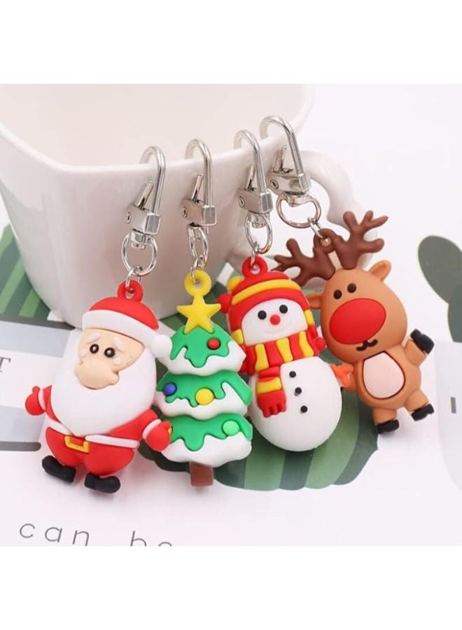 Santa Claus Keychain, 4 pieces - Image 3