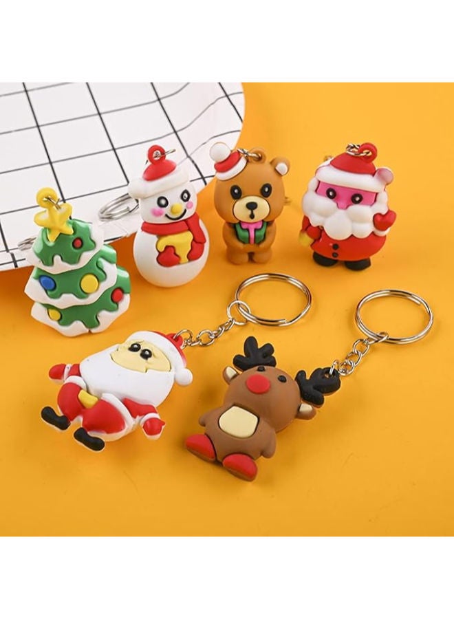 Santa Claus Keychain, 4 pieces - Image 1
