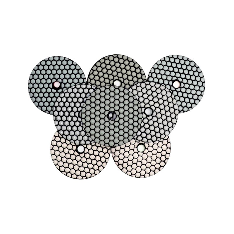 Compatible for DT-DIATOOL Diamond Dry Polishing Pads 8pcs 100mm for Granite Marble(8pcs G3000) - Image 2