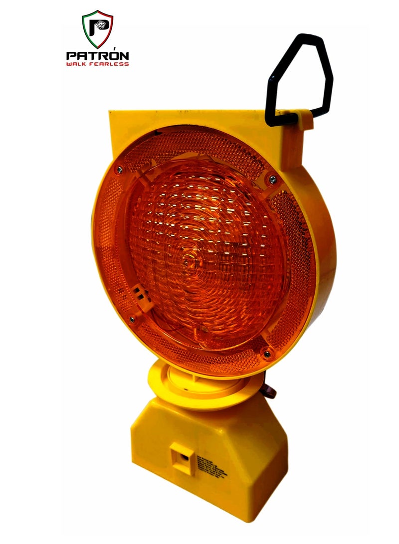Patron Solar Warning Light With Clamp
