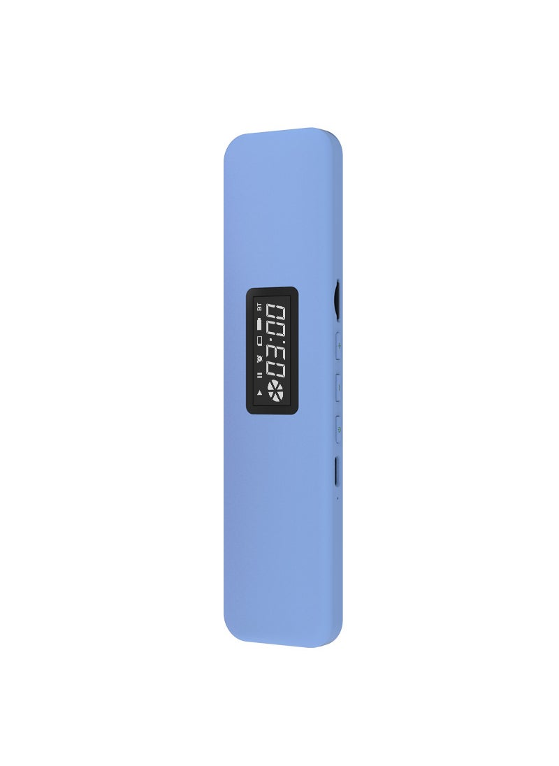 Generic - Bone conduction sleep sound under pillow speaker pillow sleep smart small sound resonance wireless speaker Bluetooth headset Blue and White (support card timing) - Image 1