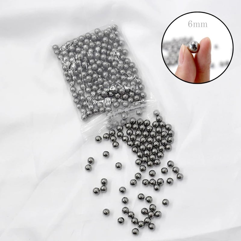 Marksman® 100pcs 6mm Stainless Steel Bearing Balls – Silver Rust-Resistant Balls for Cycle Bearings & Multi-Purpose Use - Image 2