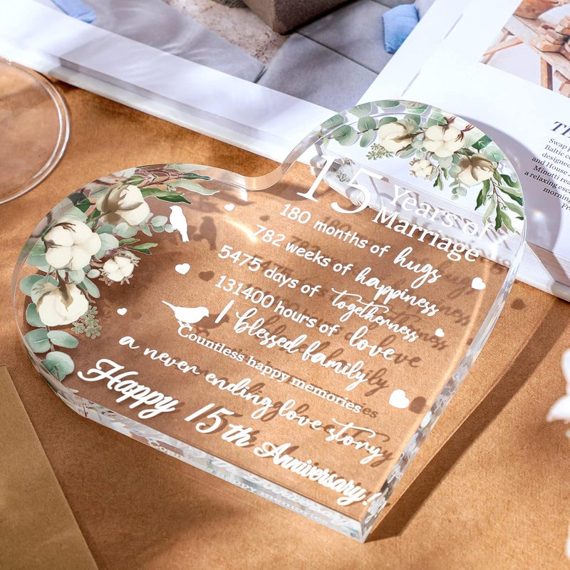 Yulejo 15th Anniversary Heart Keepsake - Image 2