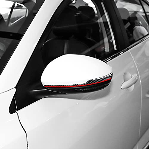Muekzru Carbon Fiber Rearview Mirror Protector Anti-rub Strip Sticker Anti-Collision Strip for Altima 2019-2021 Sentra 2020-2021 Accessories - Image 2