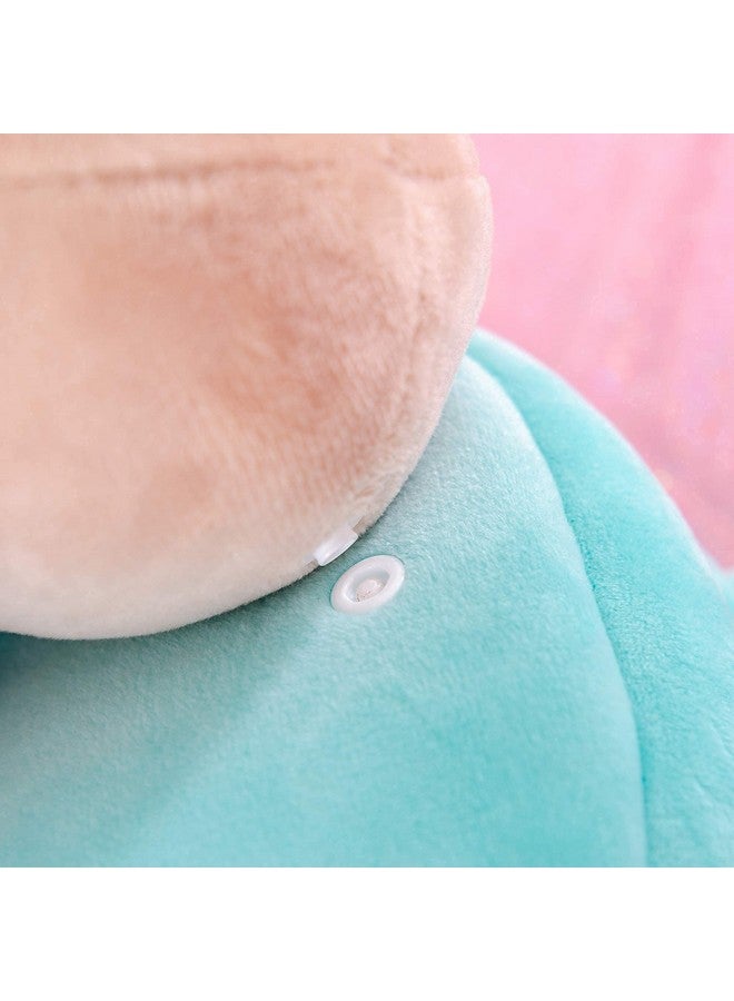 Gloveleya Kids Backpacks Girls Backpack Plush Bags with Soft Baby Doll Green 9" - Image 3