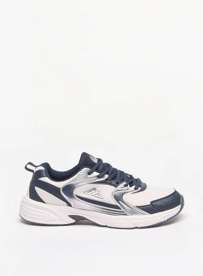 Oaklan by Shoexpress Men by Shoexpress Panelled Sports Shoes with Lace-Up Closure
