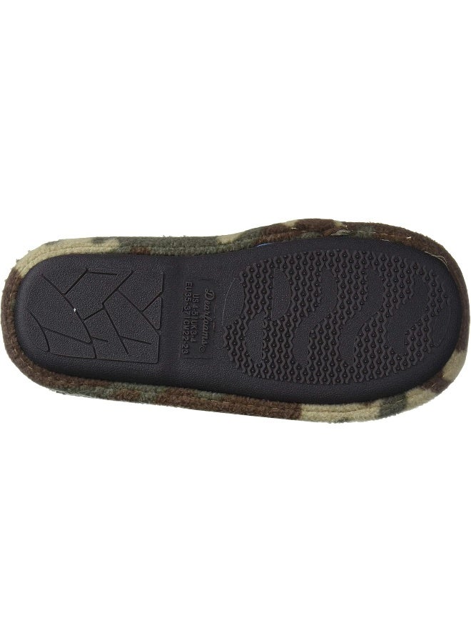 Dearfoams Dearfoams Kids Toddlers Embroidered Animal Character Clog unisex-baby Slipper  - Image 4
