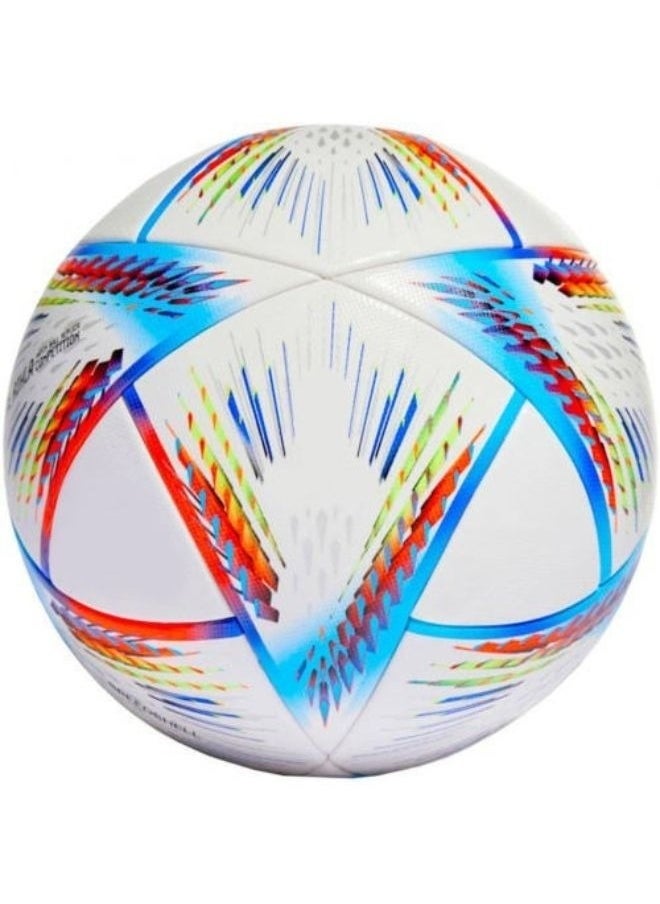 Generic Size 5 Football Soccer Ball – Durable Club Training Ball for Practice & Matches – World Cup Style Design for Kids, Youth & Adults – Ideal for Outdoor Sports  - Image 1