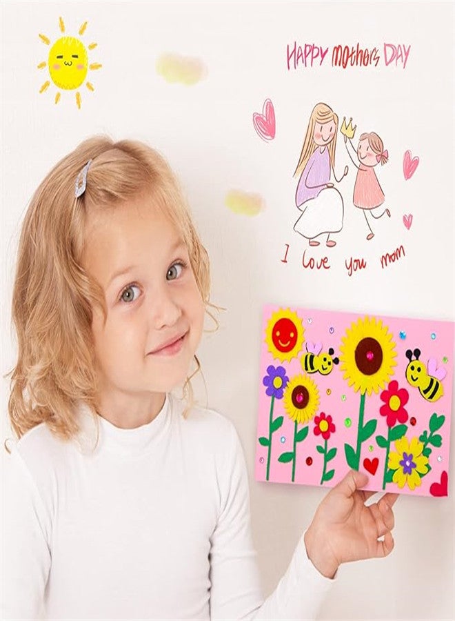 DIY Handmade Greeting Cards 5pcs Card Making Kits for Teacher's Day Mother's Day Birthday Cards as Gift for Mother Father Brother Sister - Image 4