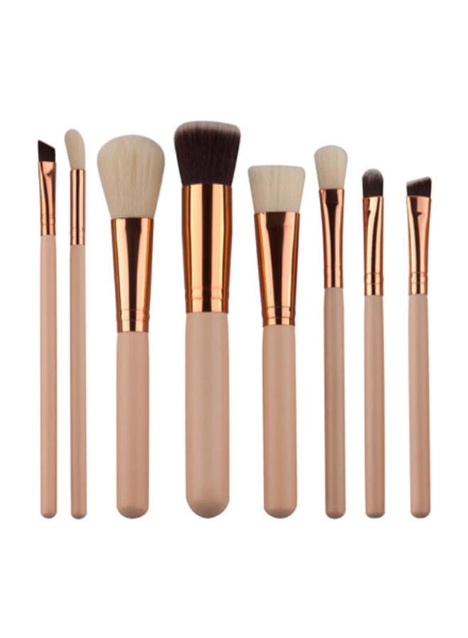 NIBEMINENT 8-Piece Professional Makeup Brush Set Multicolour - Image 1