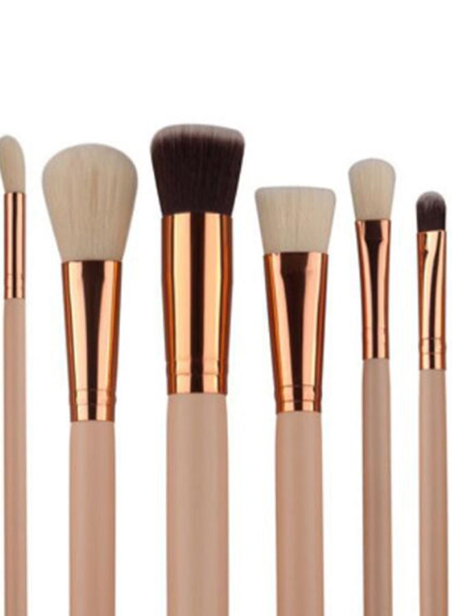 NIBEMINENT 8-Piece Professional Makeup Brush Set Multicolour - Image 2