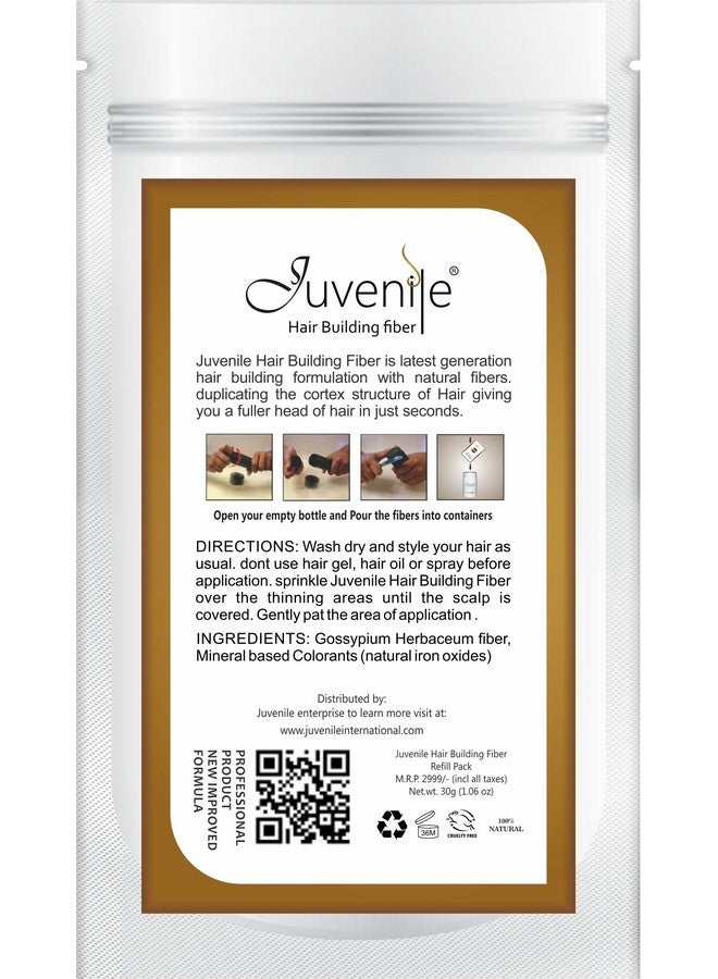 Juvenile Hair Fiber Refill Pack Dark Brown 30 Gram - Image 2