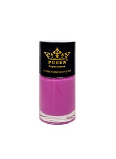 PUEEN PUEEN Super Intense Nail Polish For Nail Stamping 12ml Nail Art Color Lacquer (817 - Wild Magenta) - BH000977 