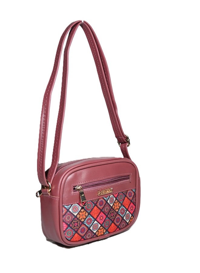 Donicy Floral Side Bag, Crossbody Women Bag, Soft Side Sling - Image 1