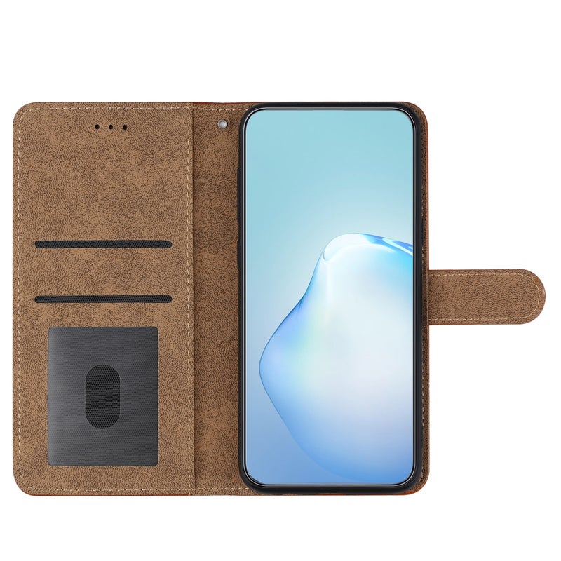 HuHa Protective Cover For Motorola Moto G75 Cowhide Texture Stitching Leather Phone Case(Dark Blue) - Image 5