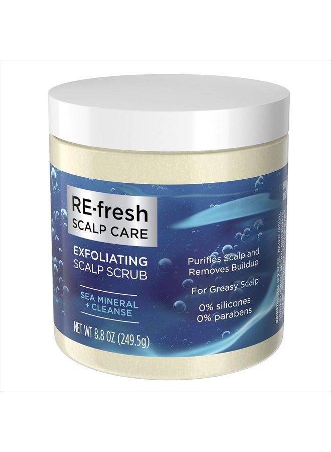RE-FRESH Scalp Care - Exfoliating Scalp Scrub - Sea Mineral + Cleanse (8.8 oz) - Image 2