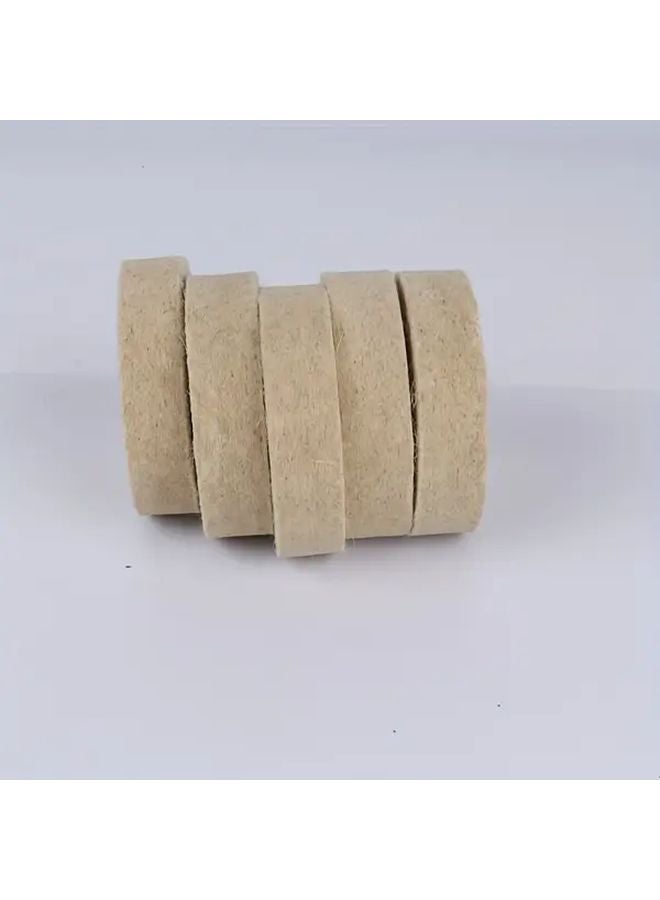 100 Percent Wool Polishing Wheel 3 Inch 75Mm Thick For Grinders Mirror Finish - Image 3