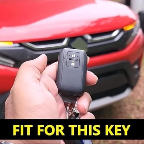 LivTee Metal Key Cover Compatible with Baleno, Grand Vitara, XL6, Swift, Brezza, Celerio, Ignis, Ertiga, Dzire, Fronx, Urban Cruiser, Rumion, Glanza, Hyryder 2 Button Smart Key case Shell (D-Suzuki) - Image 5