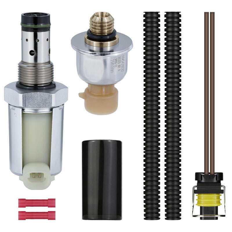 Dueilgo IPR Valve 60 Powerstroke Injector Pressure Regulator ICP Control Sensor Compatible with 20032010 Ford Super Duty F250 F350 F450 F550 E350 E450 Excursion 60L Diesel Turbocharged5C3Z9C968CA - Image 2