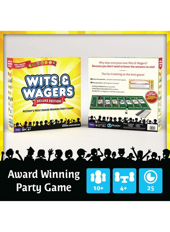 North Star Games Wits & Wagers Deluxe Board Game Award Winning Trivia Game - 4+ Players - Ultimate Party Game for Family, Teens and Adults. - Image 2