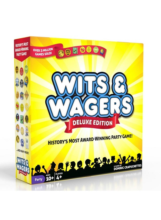 North Star Games Wits & Wagers Deluxe Board Game Award Winning Trivia Game - 4+ Players - Ultimate Party Game for Family, Teens and Adults. - Image 1