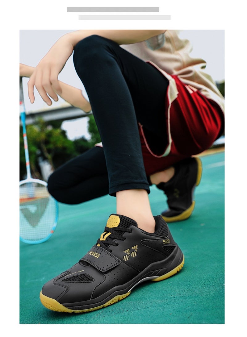 NIBEMINENT Men's Badminton Shoes High Quality Luxury Design Field Training Non-slip Sneakers Couple Tennis Shoes - Image 3