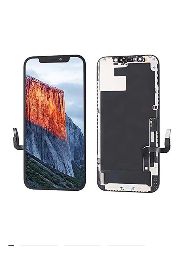 فوني شاشة LCD بديلة لجهاز iPhone 12 Pro باللون الأسود - Image 1