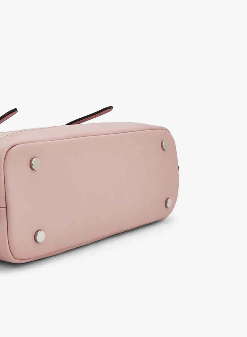 Celeste PINK Textured Shoulder Bag With Detachable Strap for Women | Best Price UAE