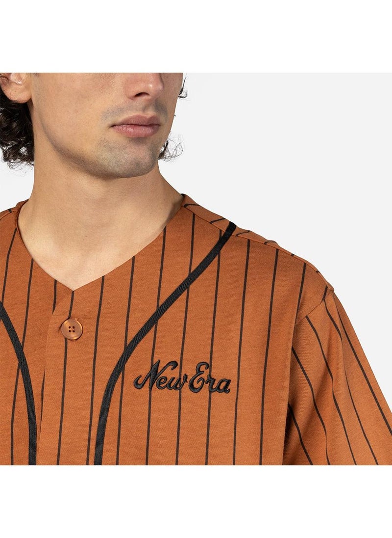 NEW ERA - Pinstripe Logo Jersey - Image 1