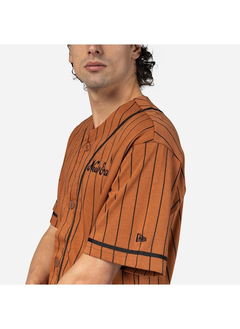 NEW ERA - Pinstripe Logo Jersey - Image 1