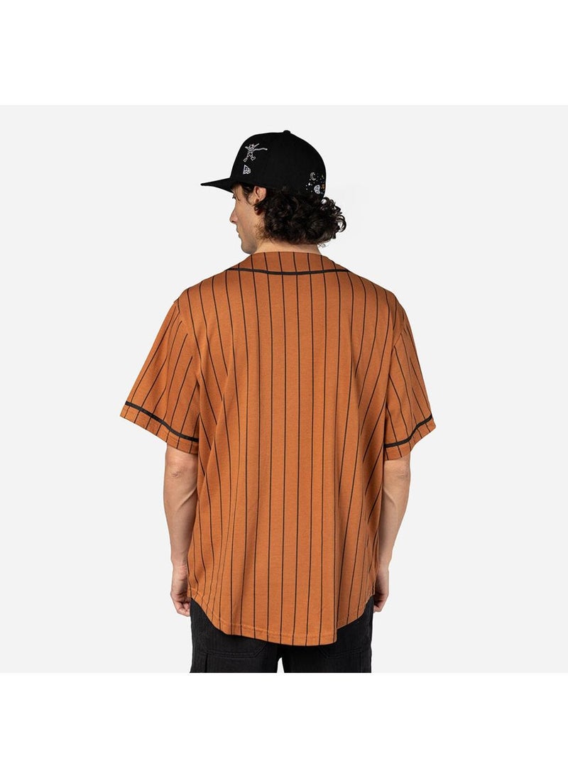 NEW ERA - Pinstripe Logo Jersey - Image 1