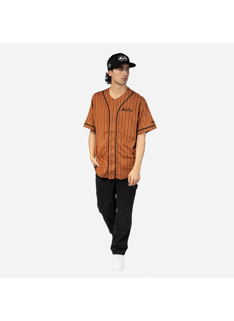 NEW ERA - Pinstripe Logo Jersey - Image 1