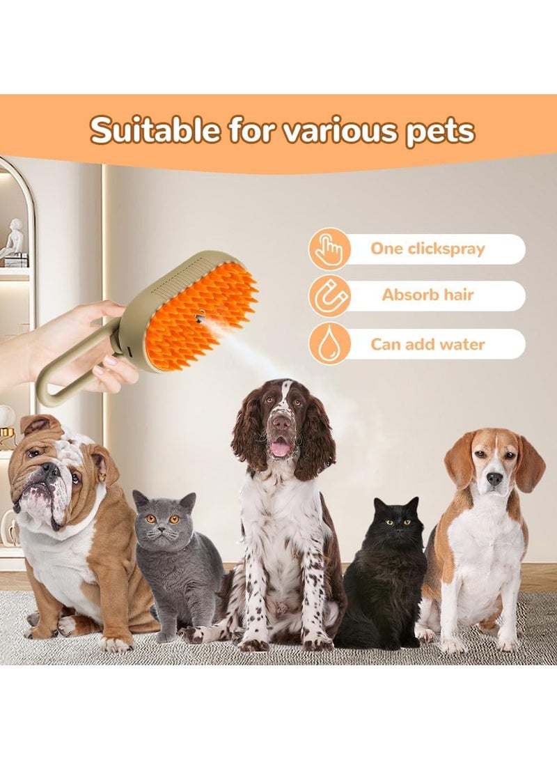 Cat Steam Brush 2024 New Pet Steam Groomer Comb,3 In 1 Cat Steam Brush Pet Hair Steamy Brushes,Pet Steam Brush for Cats Dogs - Image 4