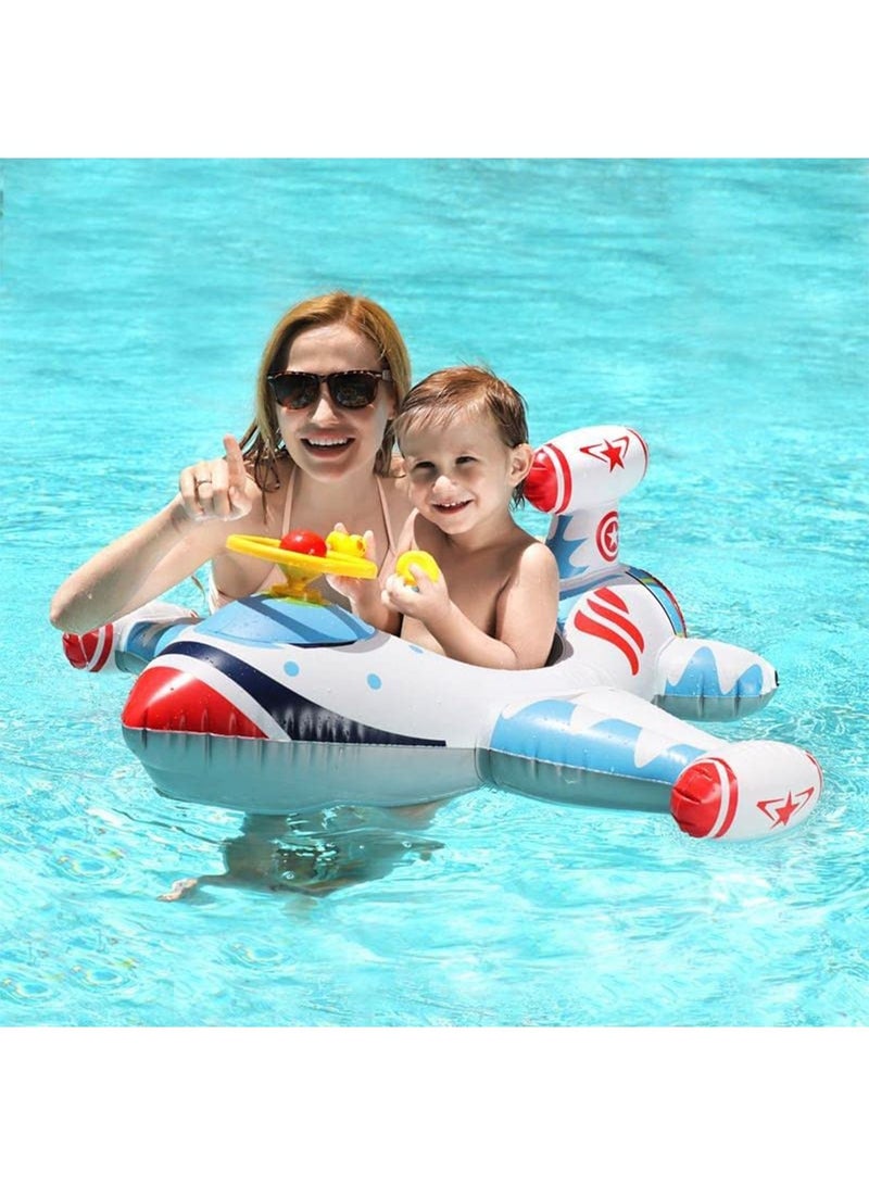LIMOS Baby Inflatable Swim Boat Pool Float Seat Ring for Toddler(Animal Green) - Image 1