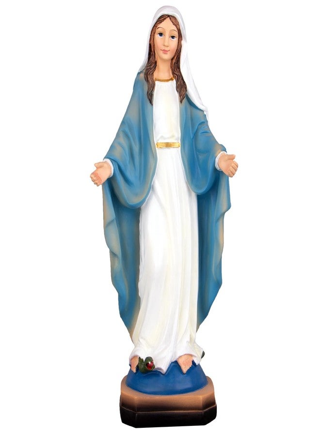 KEEPKAP Generous Virgin Mary Statue, Our Lady of Lourdes Blessed Mother Statues, 8.5 Inch Virgin Mary Resin Figurines Catholic Gifts, Indoor Religious Home Decor - Image 1