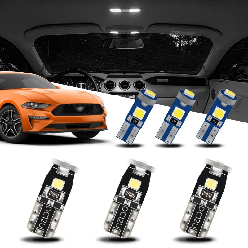 EASY EAGLE LED Interior Car Lights for FordMustang20152021 8 Piece Kit White LED Light Bulbs Super Bright 6000K Install Tool - Image 3