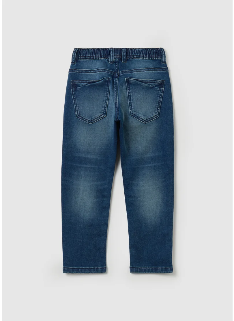 Ovs Denim joggers with drawstring