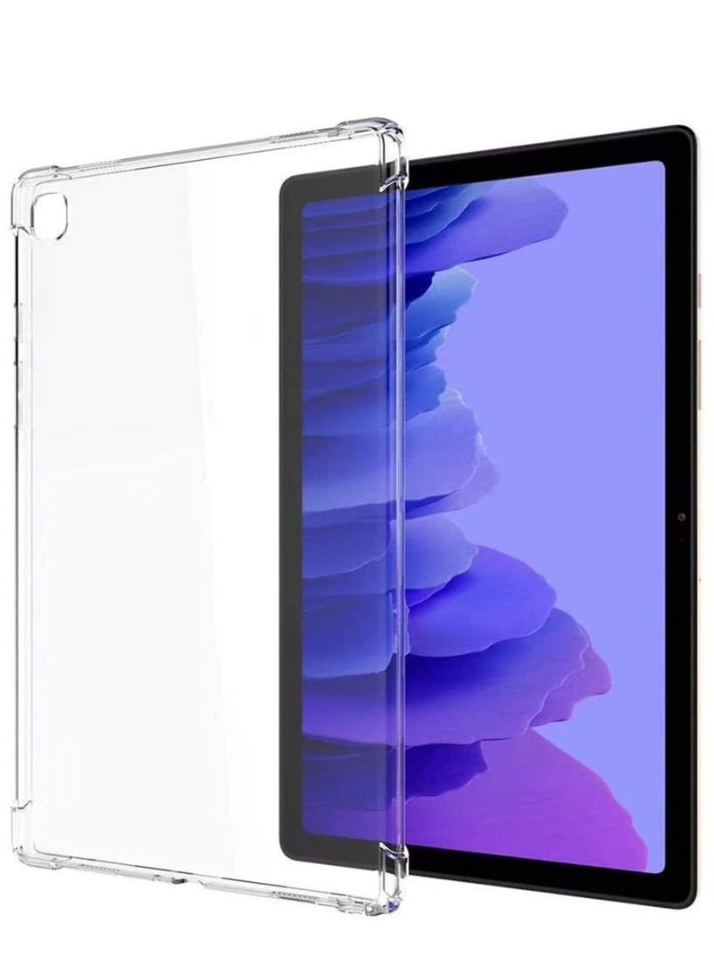 Clear Case for Samsung Galaxy Tab A7 10.4 inch 2020 SM-T500 T505 T507, Slim Shockproof Air-Cushioned Soft TPU Gel Rubber Protective Back Cover Skin - Image 1