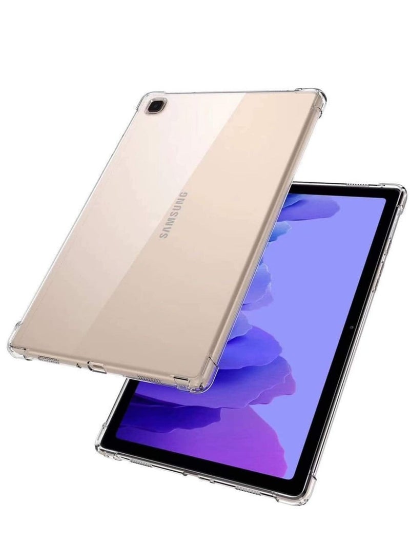 Clear Case for Samsung Galaxy Tab A7 10.4 inch 2020 SM-T500 T505 T507, Slim Shockproof Air-Cushioned Soft TPU Gel Rubber Protective Back Cover Skin - Image 2