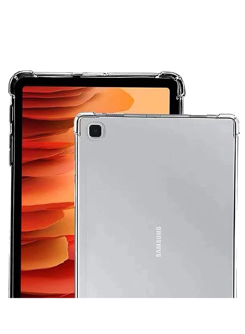 Clear Case for Samsung Galaxy Tab A7 10.4 inch 2020 SM-T500 T505 T507, Slim Shockproof Air-Cushioned Soft TPU Gel Rubber Protective Back Cover Skin - Image 3