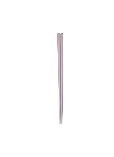 Japanese-style Alloy Chopsticks Hexagonal Non-slip Macaron Color Household Meal Sharing One Person Chopsticks Community Group Purchase In Stock Wholesale-Color:Light Gray-Specifications:22.5 [macaron Hexagonal Chopsticks]]