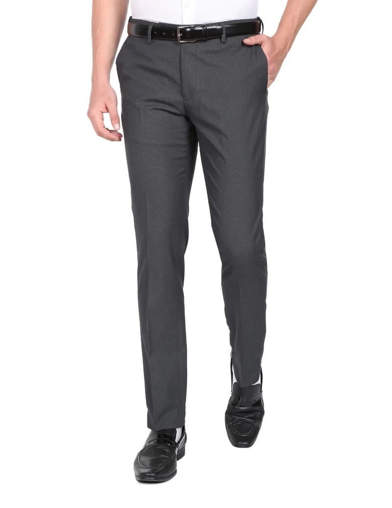 Mid Rise Tailored Trousers